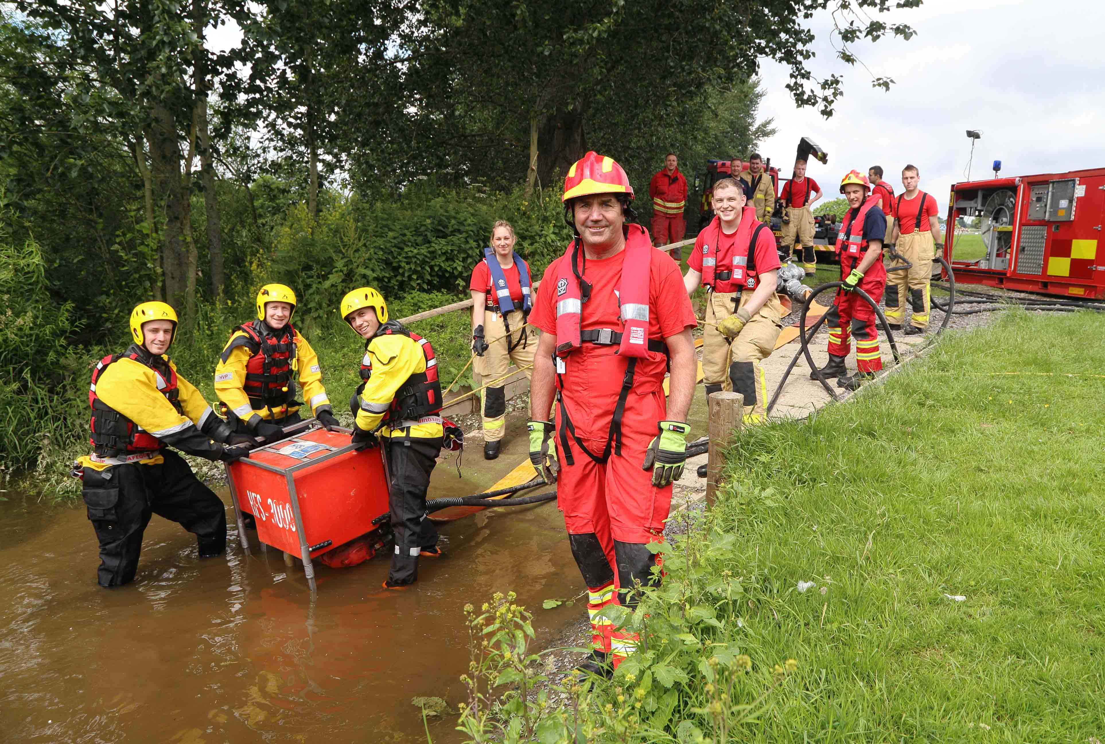Floods Of Praise For Firefighters Shropshire Fire And Rescue Service